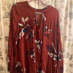 Free People Floral Tunic/Dress